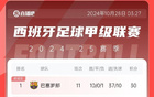  西甲積分榜：馬競第四，巴薩領先皇馬六分領跑。
