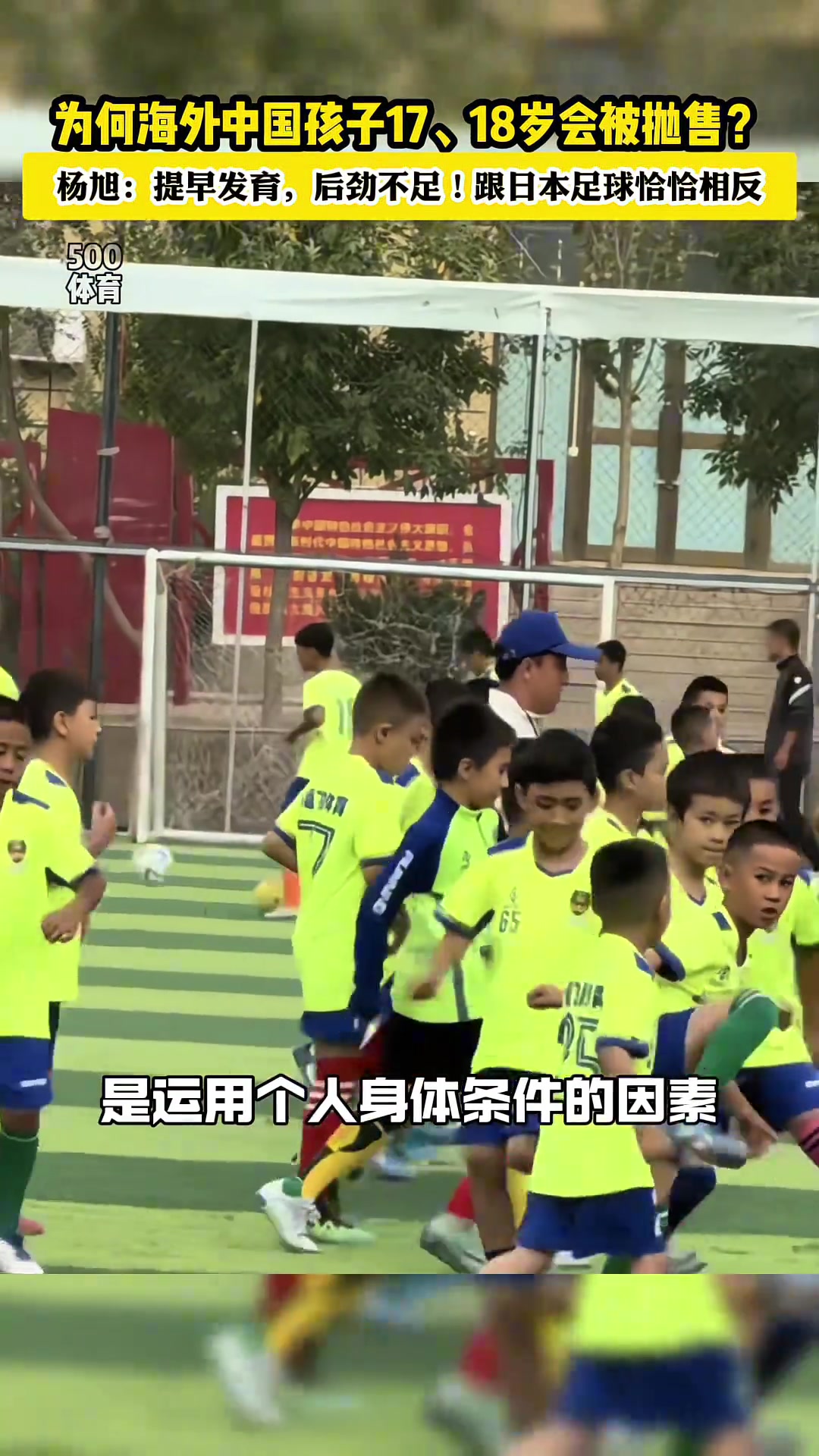  海外十七八歲的中國孩子為何被拋售？楊旭：提早發(fā)育后勁不足