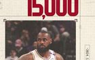  NBA官賀：詹姆斯15000球，歷史第二，下季或超賈巴爾