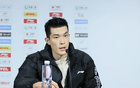  吉林勝山東，邱彪、郭凱、鐘誠(chéng)賽后發(fā)言。