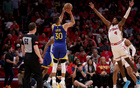  ESPN預(yù)測(cè)NBA杯：火箭勝率高，勇士略低。