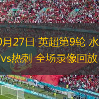  10月27日 英超第9輪 水晶宮vs熱刺 全場(chǎng)錄像回放