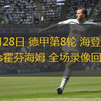  10月28日 德甲第8輪 海登海姆vs霍芬海姆 全場(chǎng)錄像回放
