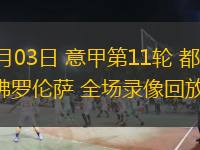 11月03日 意甲第11輪 都靈vs佛羅倫薩 全場(chǎng)錄像回放