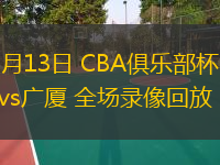 11月13日 CBA俱樂部杯 四川vs廣廈 全場錄像回放